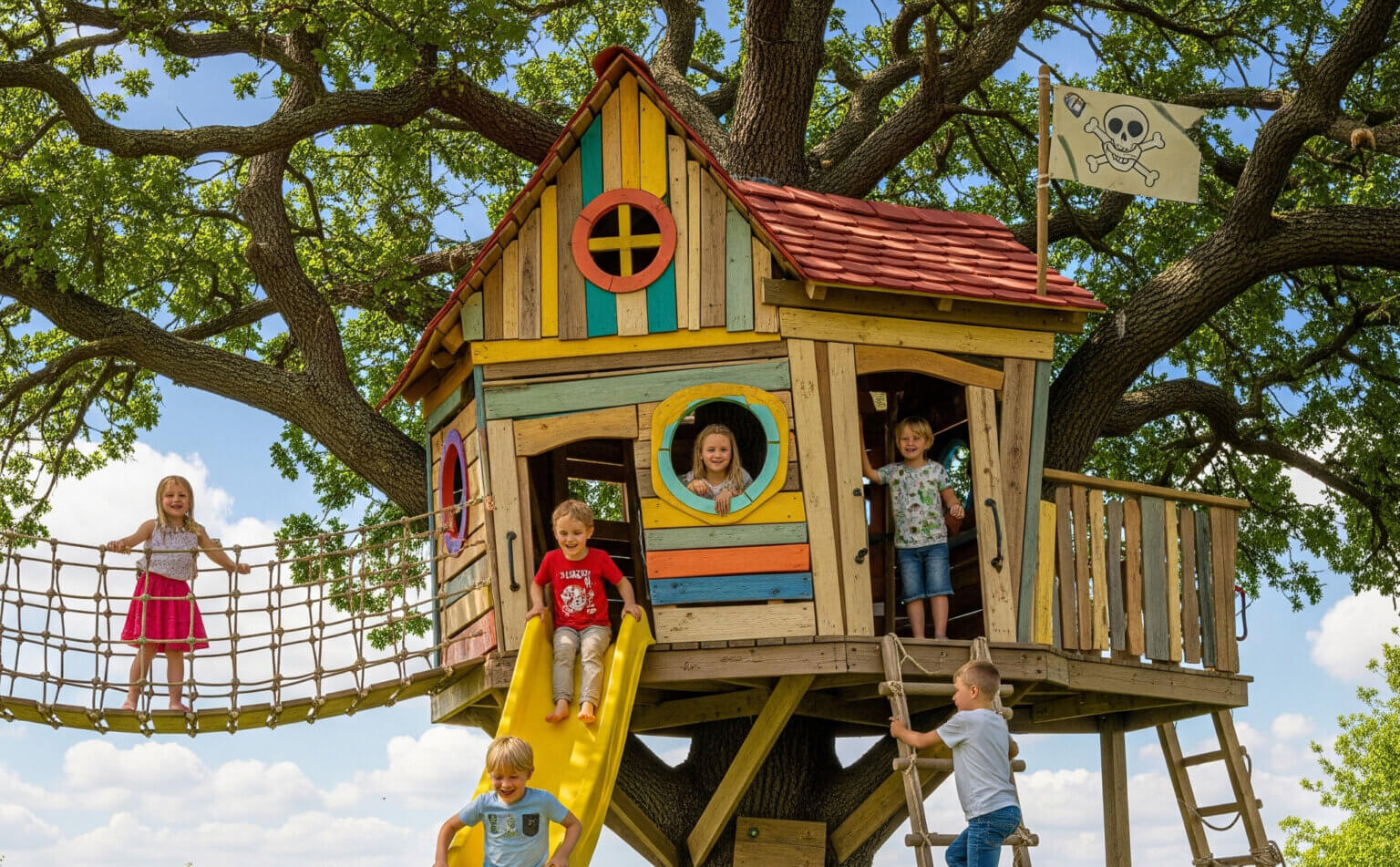 We Design & Build Custom Tree Houses, Canopies & More