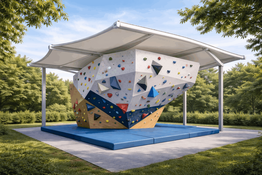 bouldering wall design outdoor