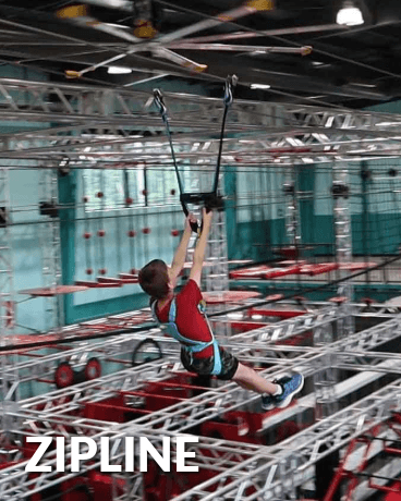 Indoor Zipline Course Indoor Zipline Course