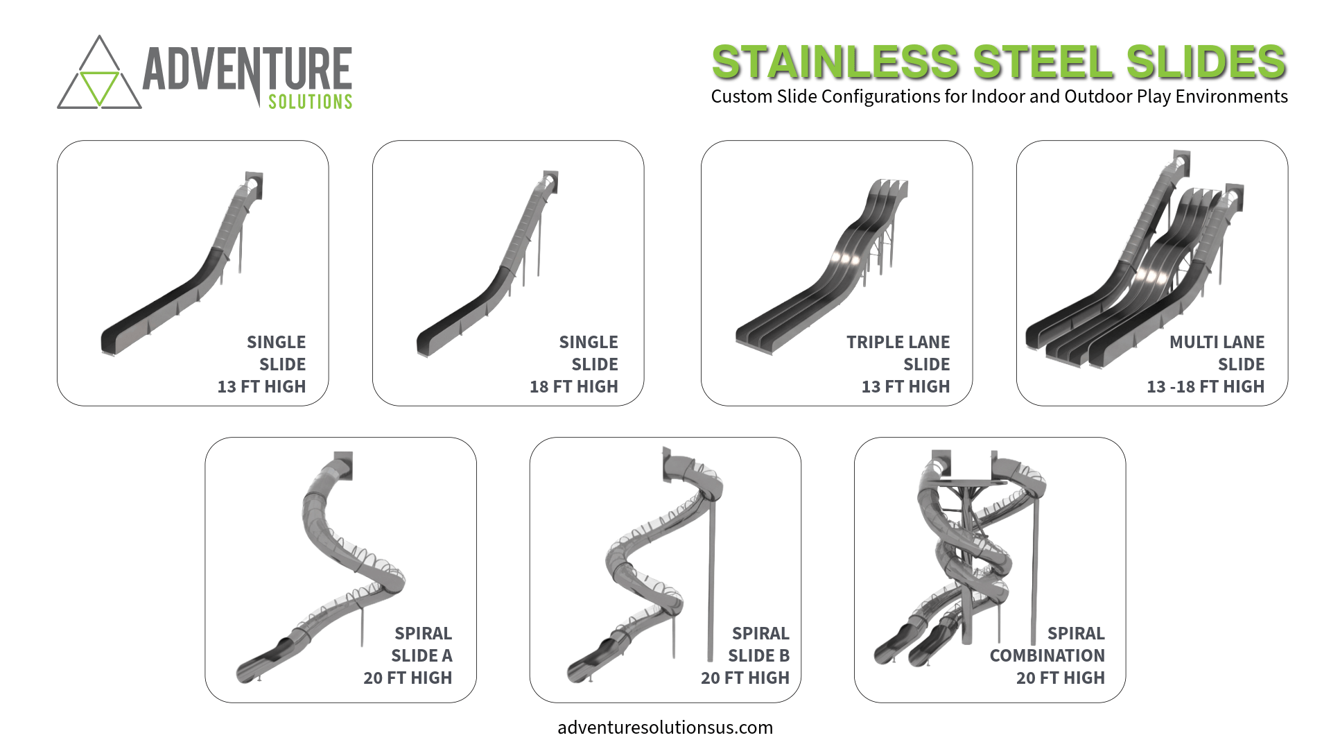 Custom Stainless Steel Configuration Slides