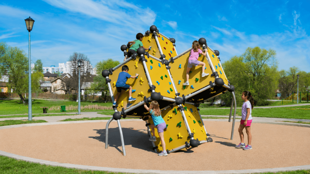 Playground Wall Cubed Boulder