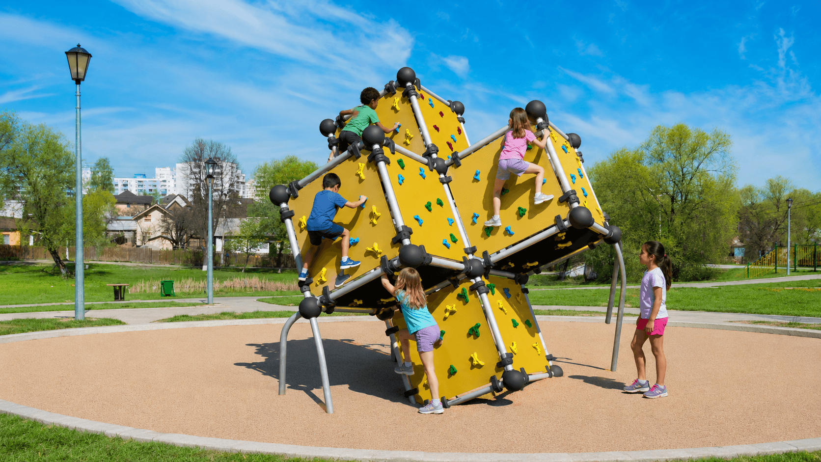 Playground Wall Cubed Boulder Playground Wall Cubed Boulder
