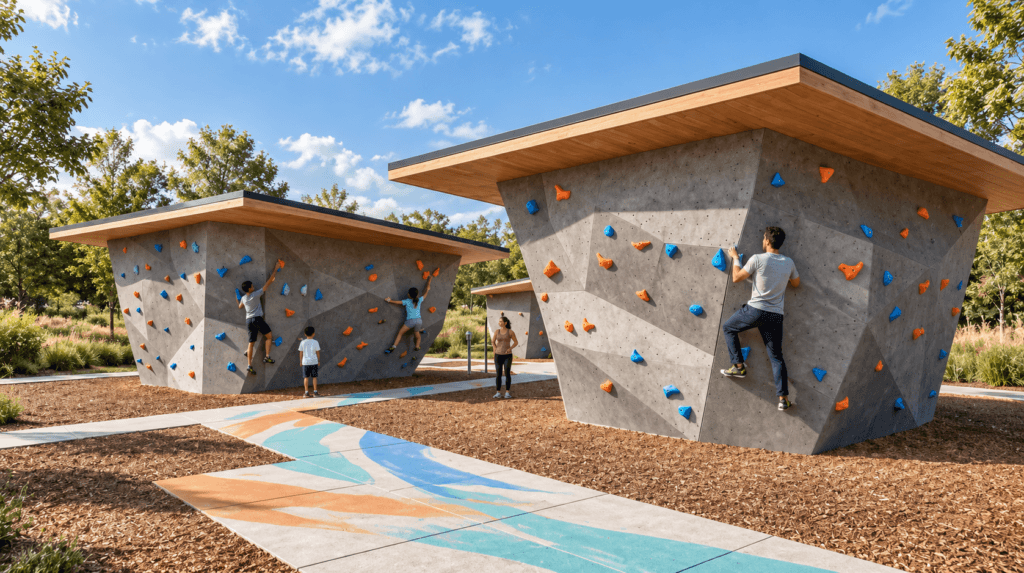 bouldering park design